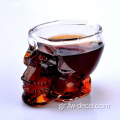 Glass Skull Whisky Decanter με πώμα